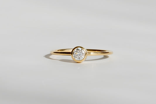 Bague Goutte d'Eau 0.25 carat